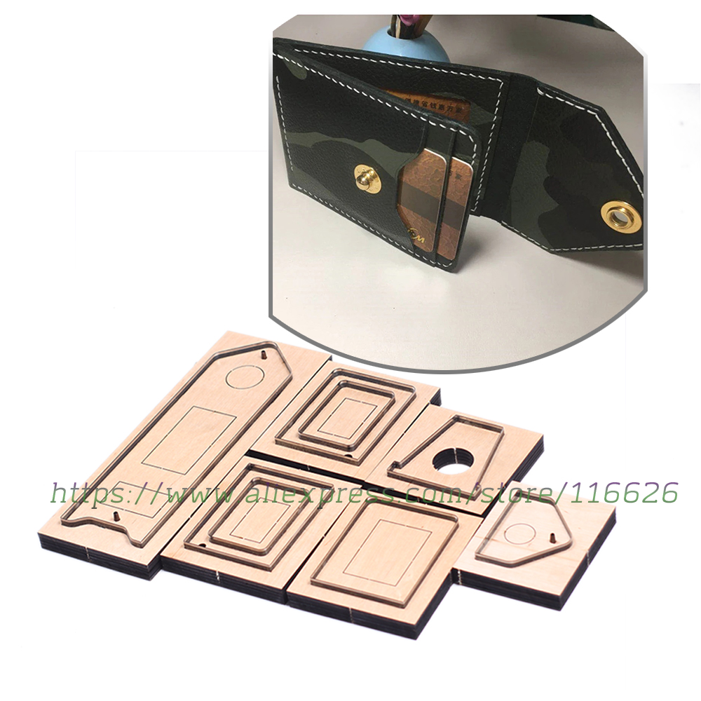 Craft Knife Set - DIY leather craft double folded card