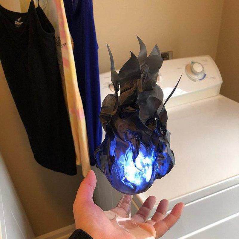 Floating Fireball LED Glowing  - Cosplay Fireball Prop 评论和价格