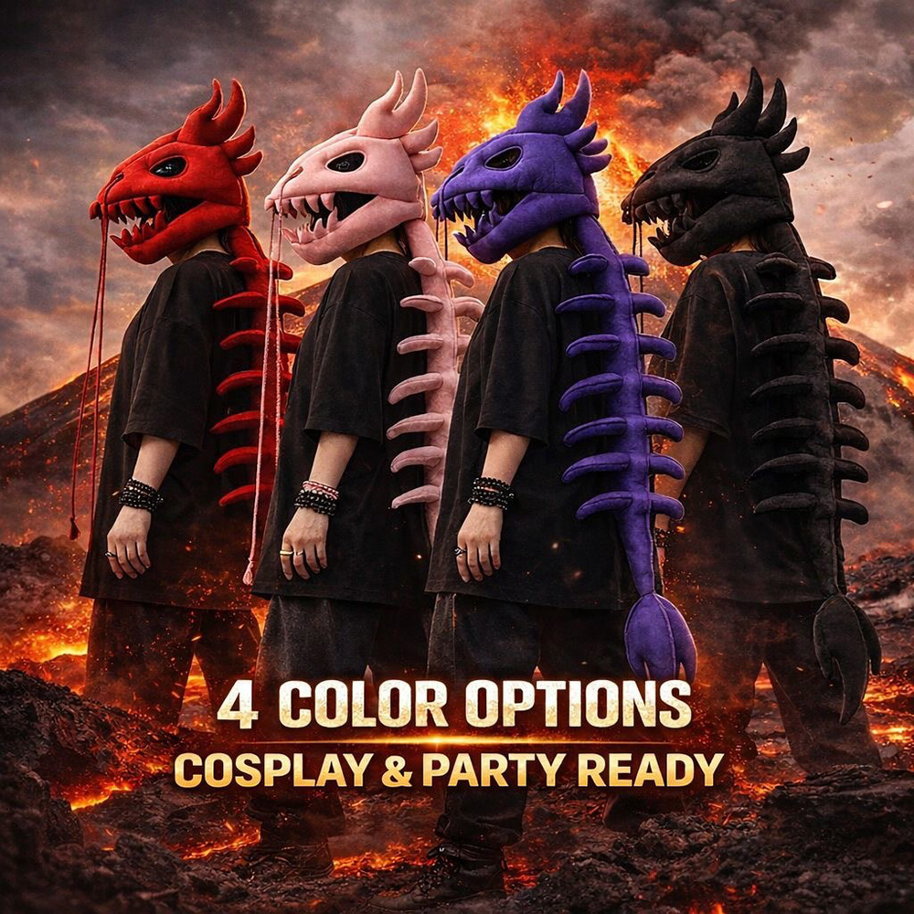 Dinosaur Skeleton Plush Headge - Free Cosplay Prop Patterns 评论和价格