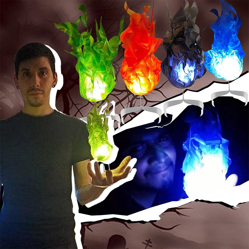 New Halloween Floating Firebal - Cosplay Fireball Prop 评论和价格