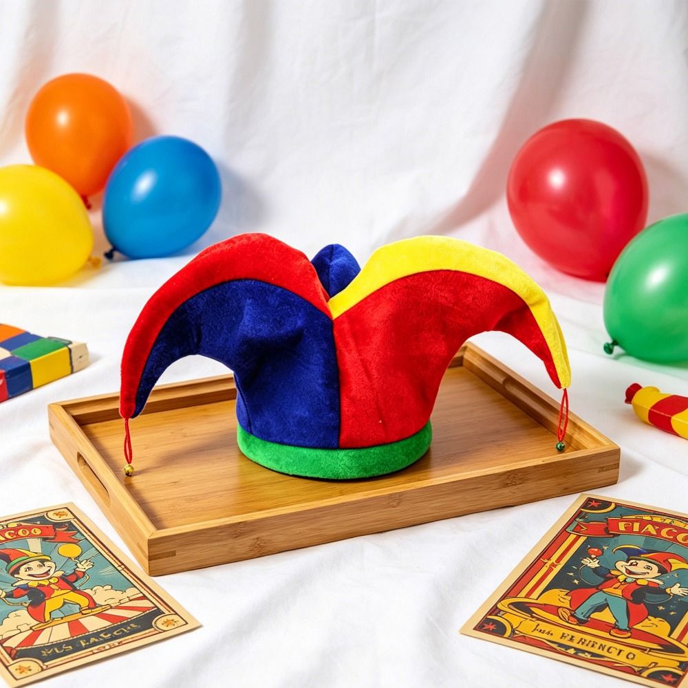 Cap Prop Multicolor Clown Hat  - Free Cosplay Prop Patterns 评论和价格