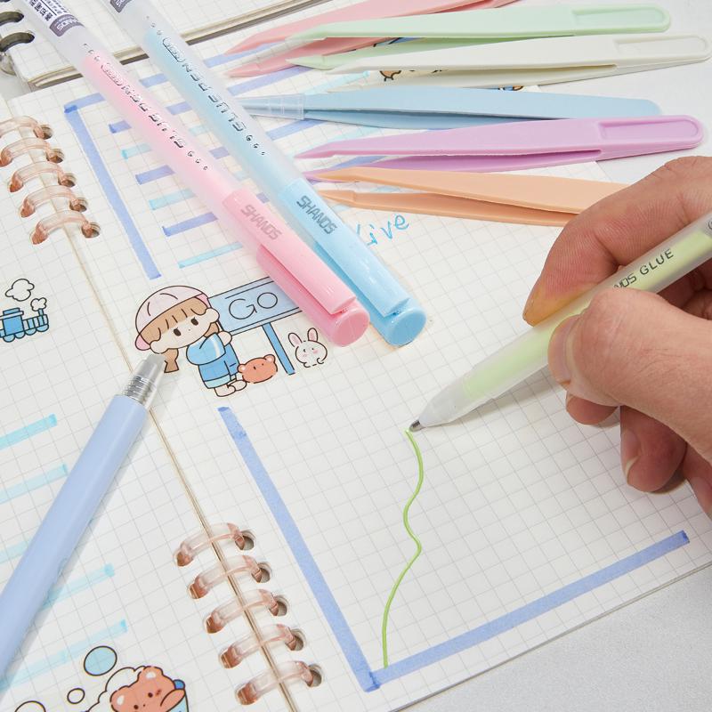 New 4Pcs/set Glue Pen Carving  - Craft Knife Set 评论和价格