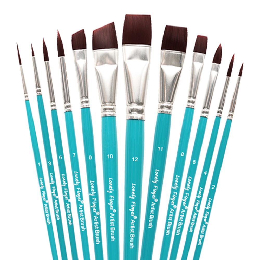 Face Paint Brushes, 12/24PCS A - Cosplay Prop Paint 评论和价格