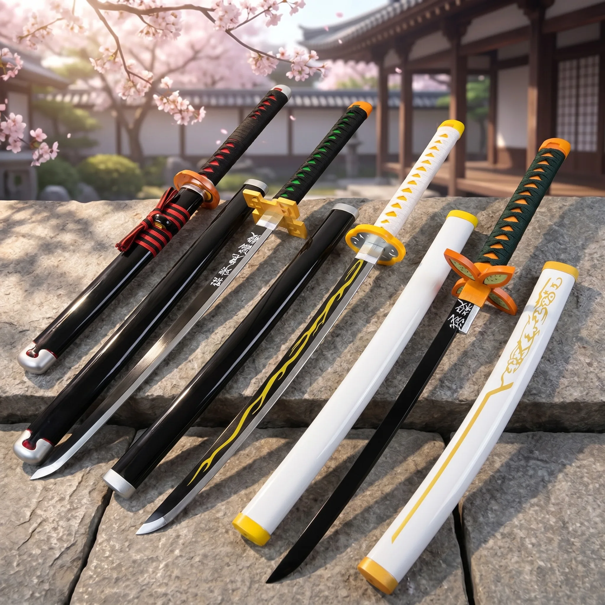 72 104cm Demon Slayer Katana T - Cosplay Prop Display 评论和价格
