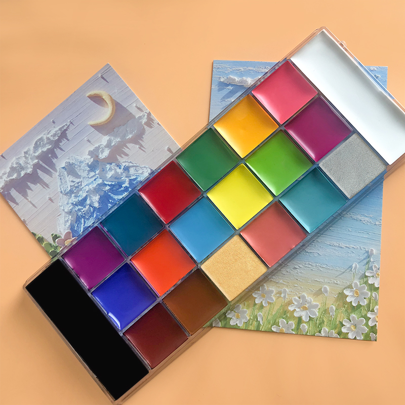 20 Colors Face Body Oil Painti - Cosplay Prop Paint 评论和价格