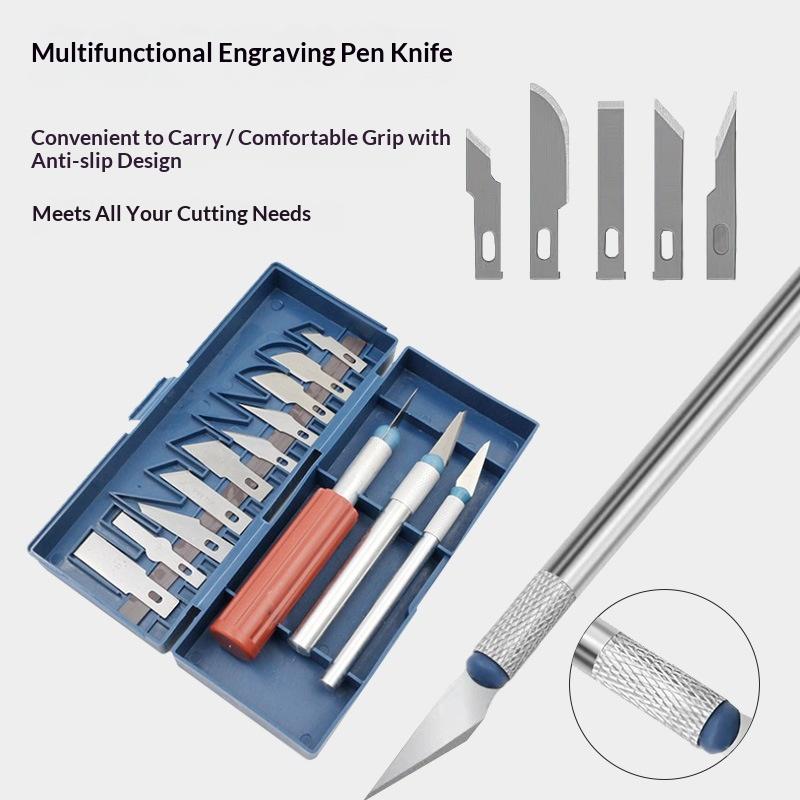 13-Piece Multi-Function Cutter - Craft Knife Set 评论和价格