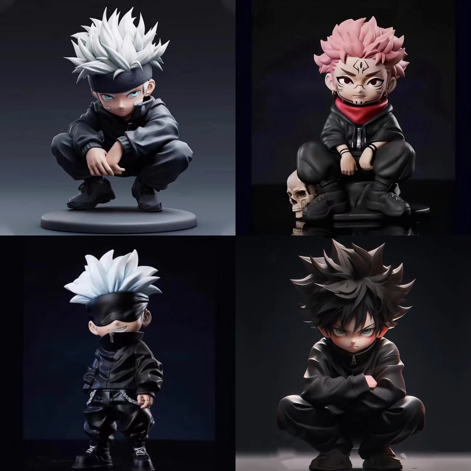 Jujutsu Kaisen figure - crouch - Cosplay Prop Display 评论和价格