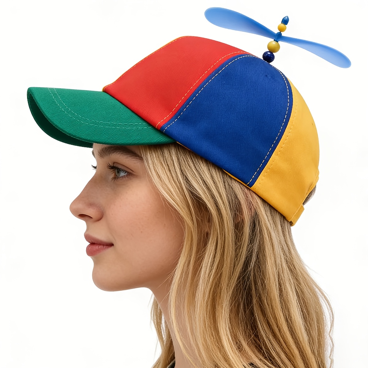 Funny Multicolor Propeller Hat - Ekko Cosplay Prop 评论和价格